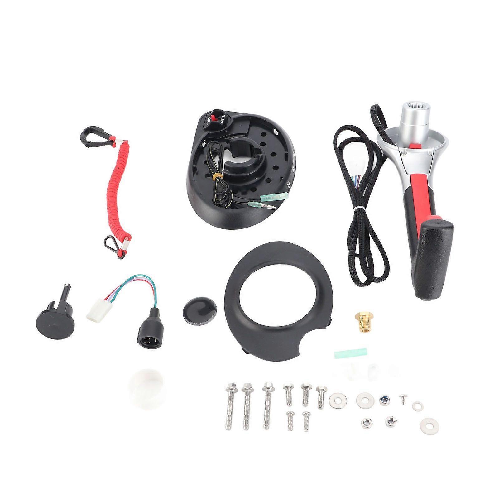 Boat Outboard Engine Throttle Remote Control Box 883710A02 Forward Reverse Moving with Power Trim Tilt Switch