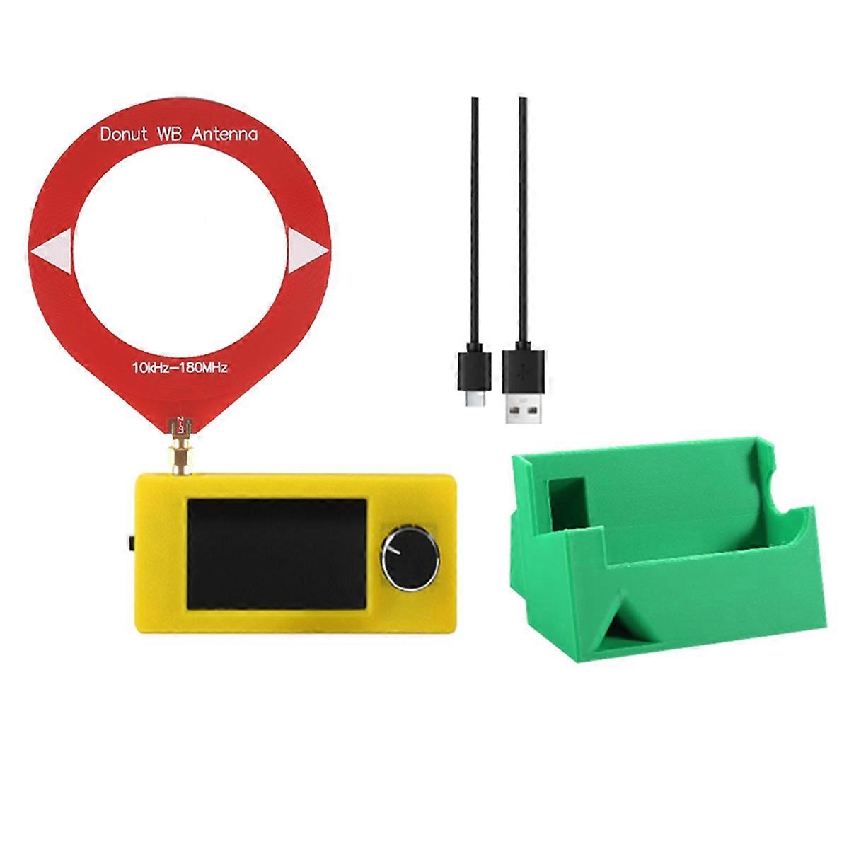 SI4732 Mini Radio Receiver 10-180MHz 1.9inch Display+3D Stand