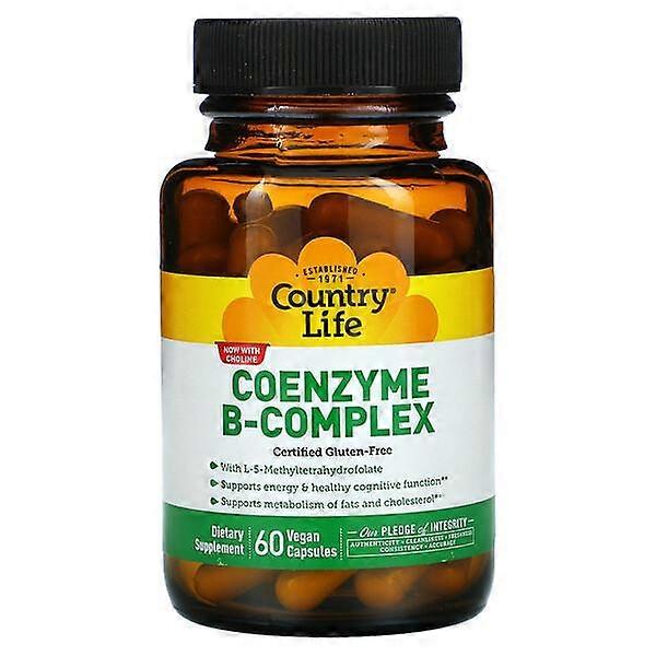 Country Life, Coenzyme B-Complex , 60 Vegan Capsules