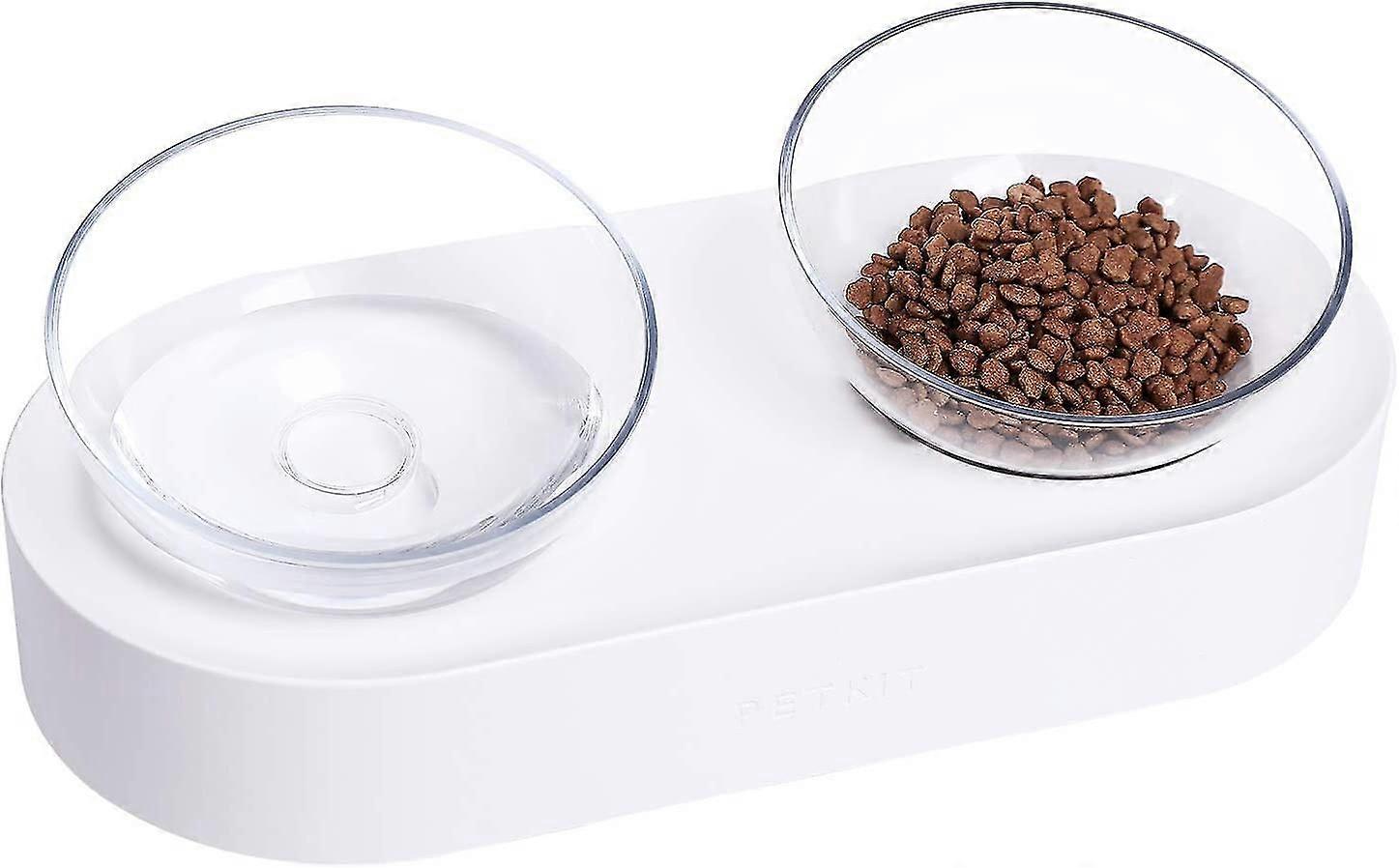 The Cat Bowl Has A Base With An Adjusted Angle From 0 To 15 Degrees To Reduce The Pressure On The Neck When The Cat Eats, It Is Suitable For All Types