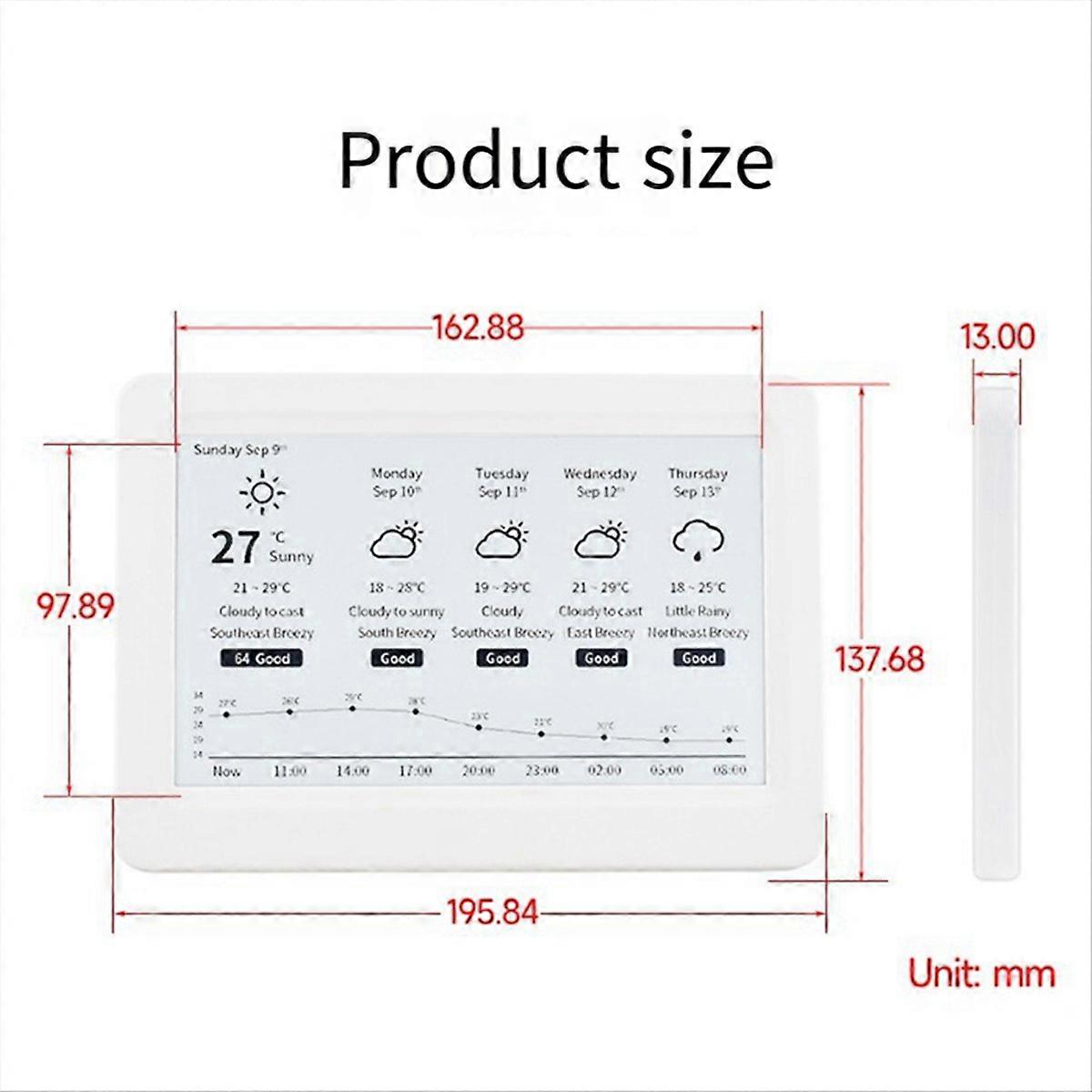 7.5inch NFC-Powered E-Paper Display No Battery Required,