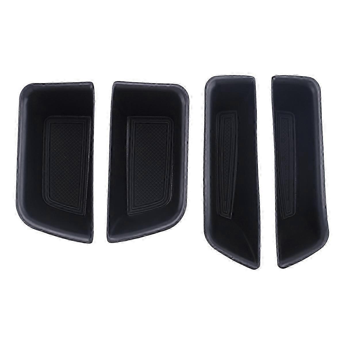 4 X Car Door Side Handle Pocket Storage Box Storage Organizer Tray Grab Handle Box For-Porsche Macan