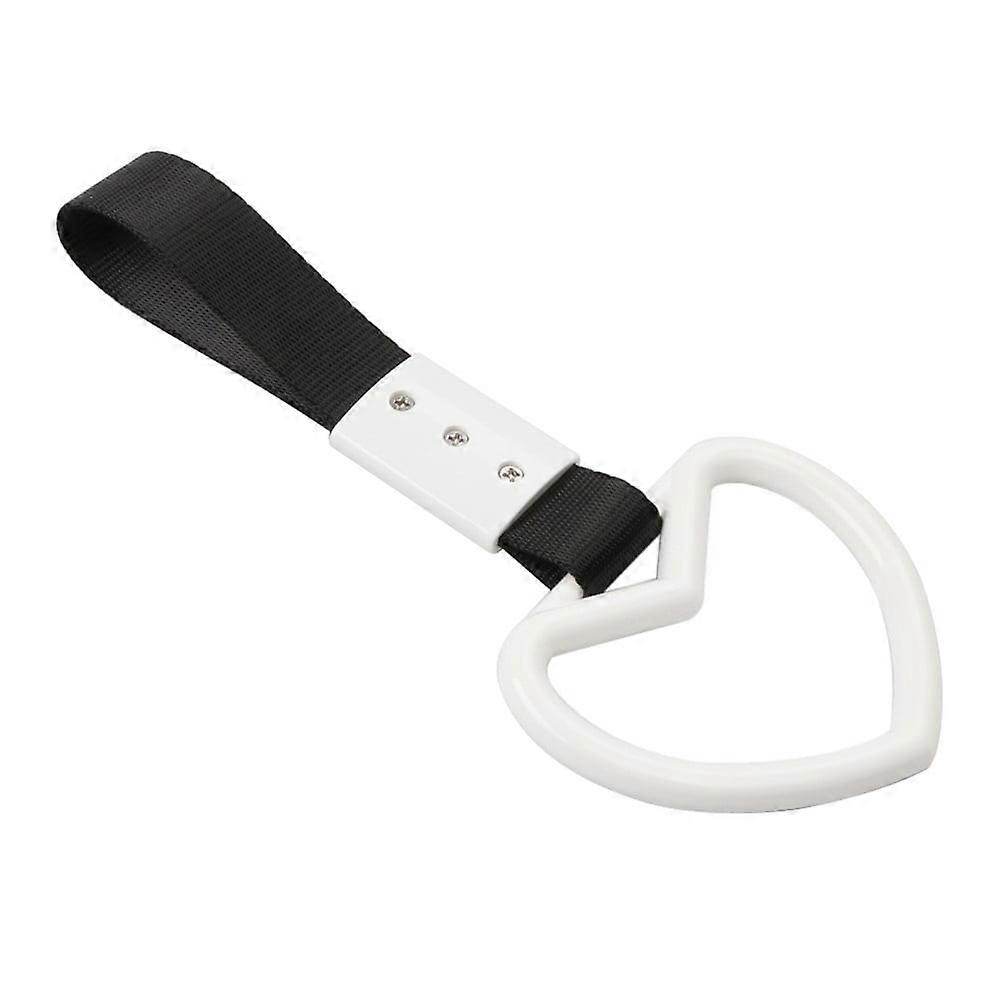 Heart Shaped Car Electrostatic Strap Decorative Hanging Ring Rear Bumper Ring