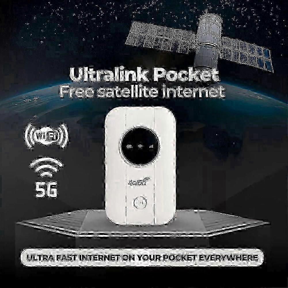 Free Satellite Internet in Your Pocket, Router Unlimited Satellite Internet Portable Satellite Internet WiFi, Ultra Link Freeud