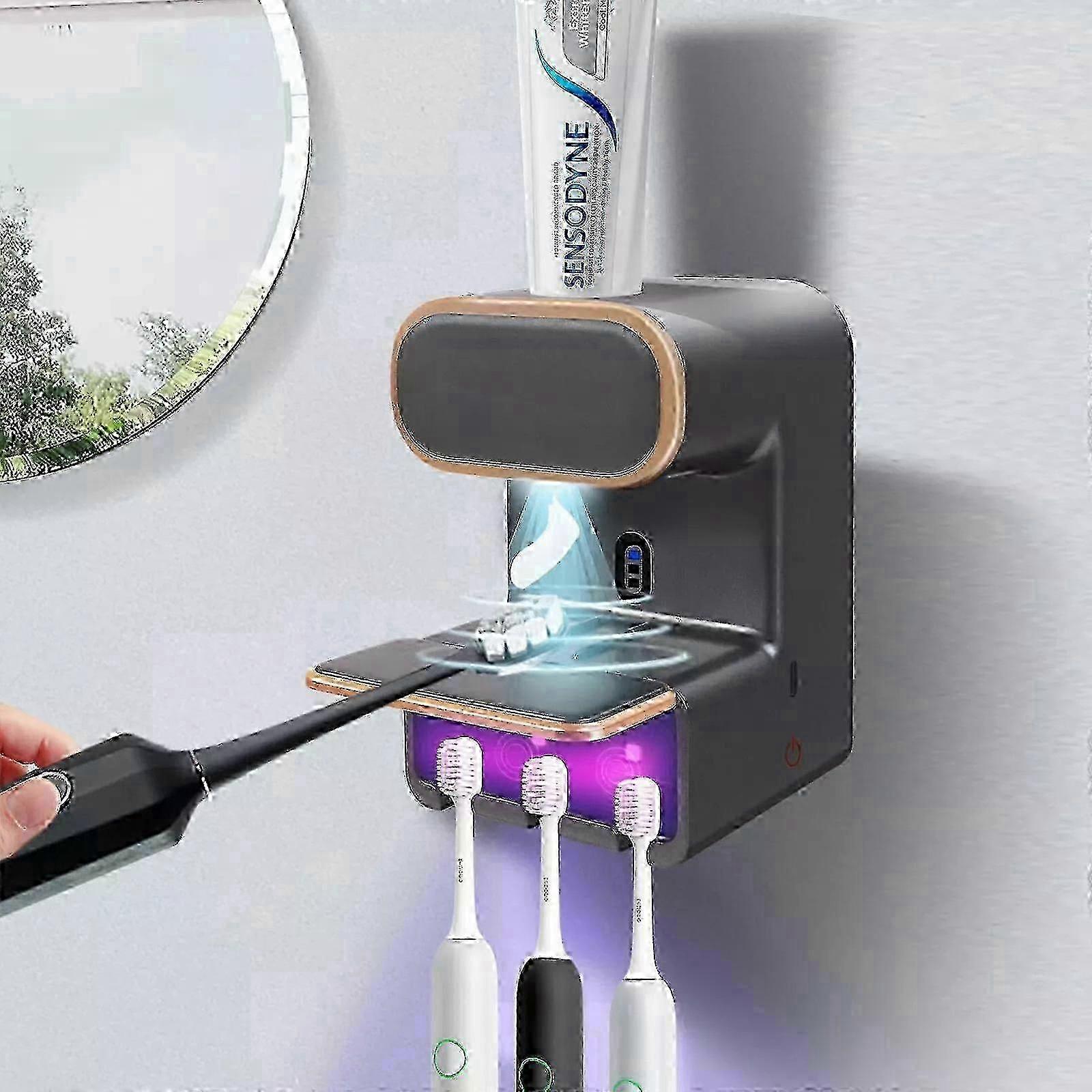Automatic Toothpaste Squeezing Device Touchless Dispenser Sensor Wall-mounted