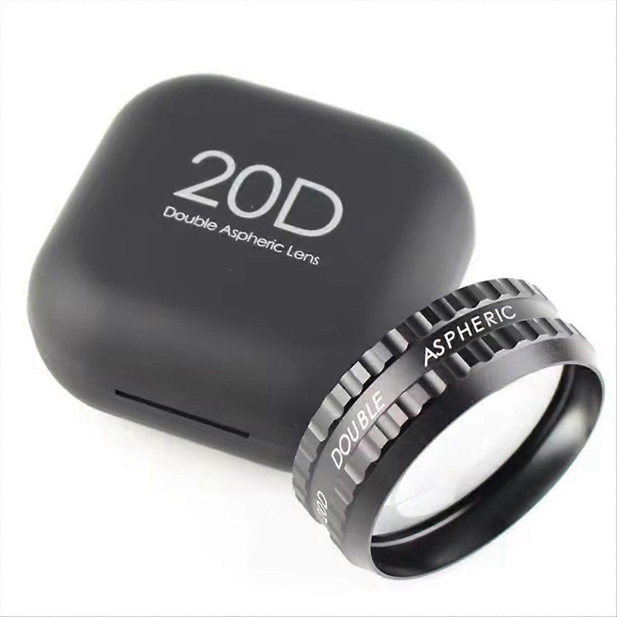 1 Piece Indirect Diagnostic Double Aspheric Lens with Nice Storage Case 20D