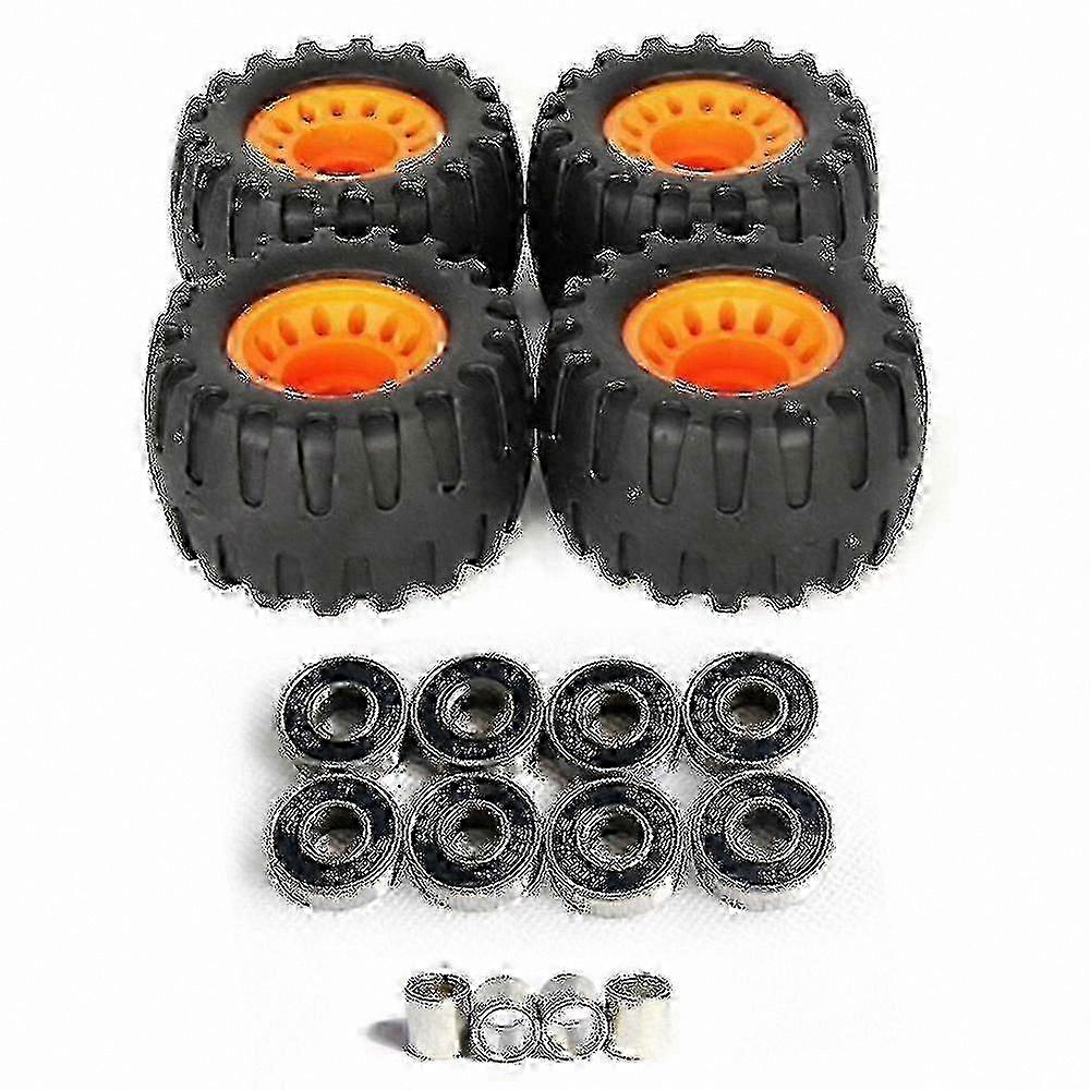 Skateboard Longboard Wheels for All Terrain Off Road Use (Set of 4)