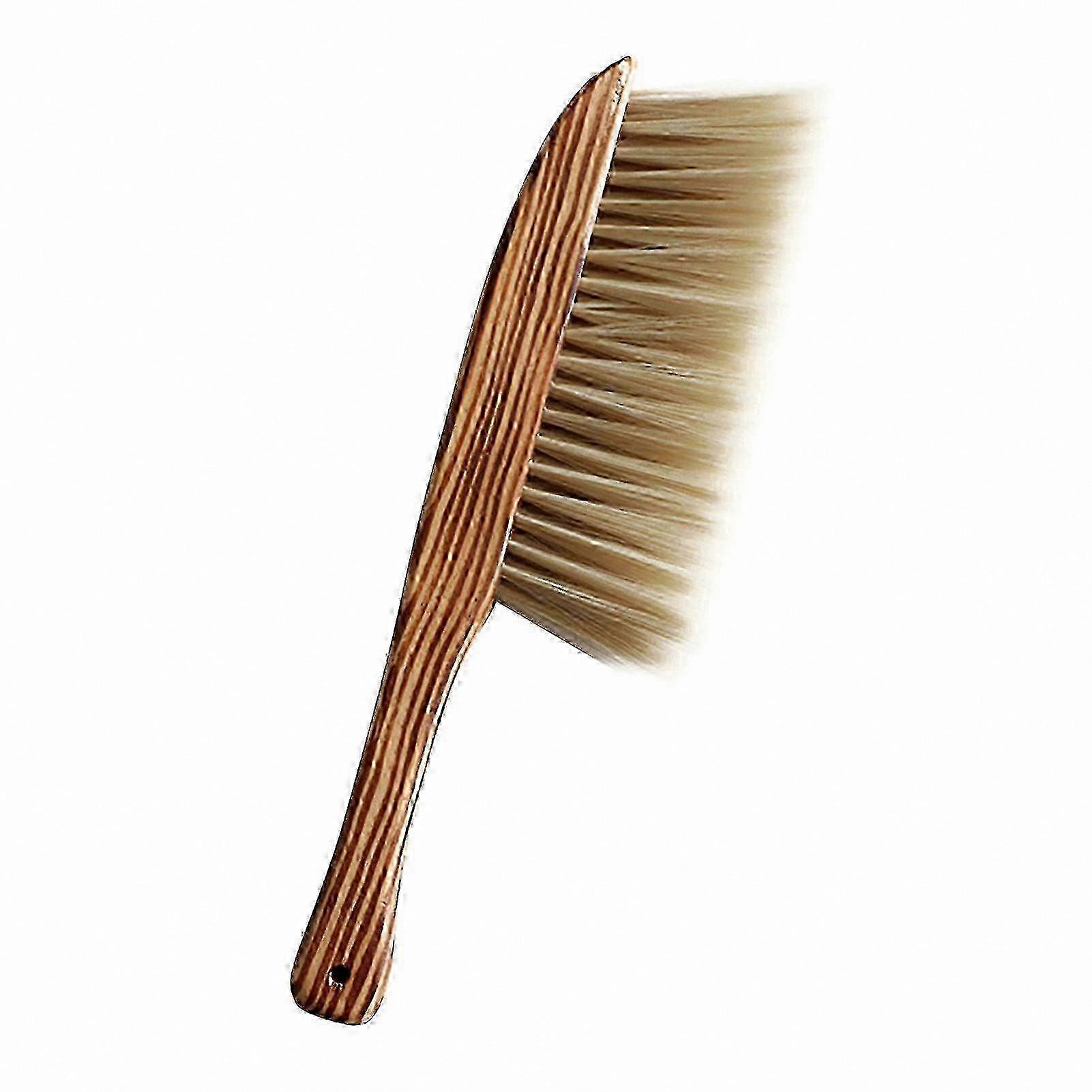 Soft Bristle Dusting Brush with Wooden Handle for Furniture, Sofa, and Car Cleaning