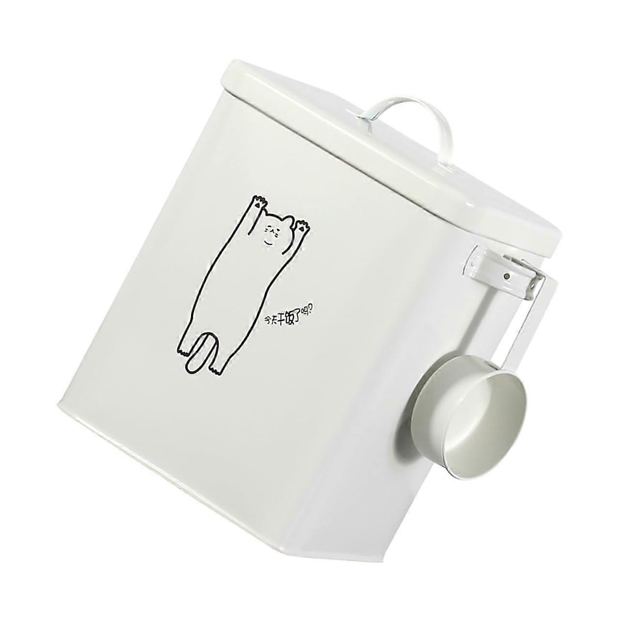 Airtight Pet Food Storage Bin For Dog And Cat Snacks, BPA Plastic, Airtight Seal, Stackable Canister