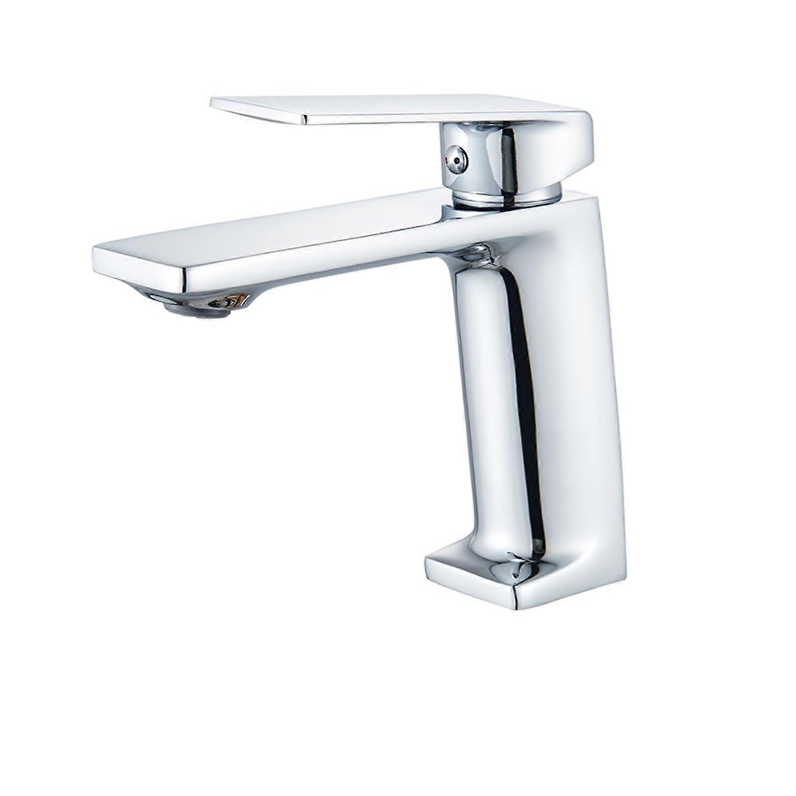 Sink Short Countertop Mounted Hot And Cold Mixer Crane Faucet Chrome Finish 8 Color Options Compact Kitchen Faucet