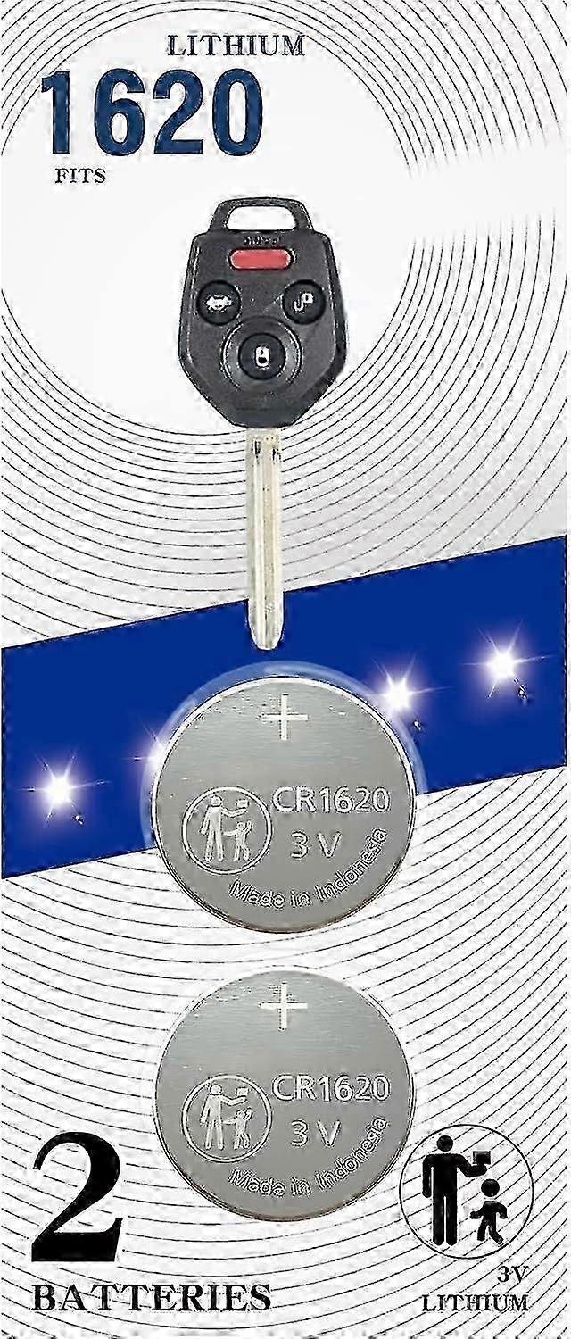 Kulcstartó csereelemek Subaru, CR1620 (2 csomag) kulcstartó akkumulátorhoz