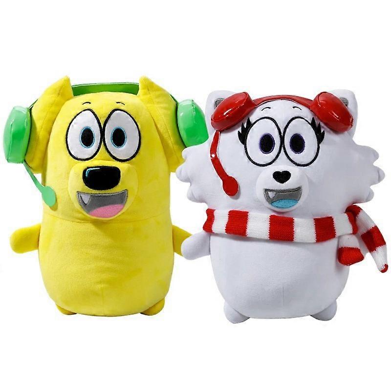 2PCS Video Game Character Doll Stuffed Animal Pillow Plush Figure Cuddle Toy For Gaming Enthusiasts Home Couch Decors Multicolor