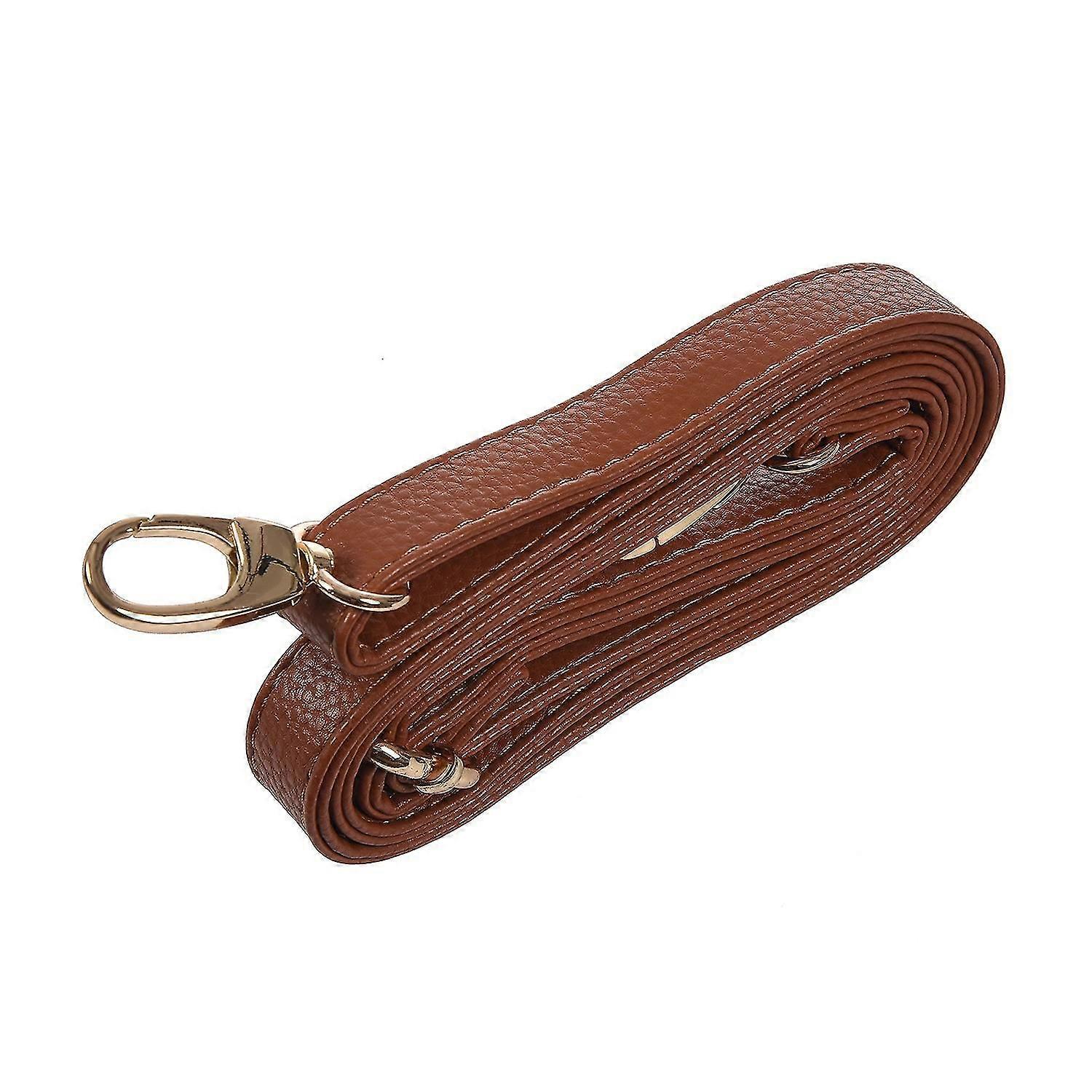 DIY erstatning skinnveske skulderstropp håndtak kropp justerbar 140 * 2cm, brun