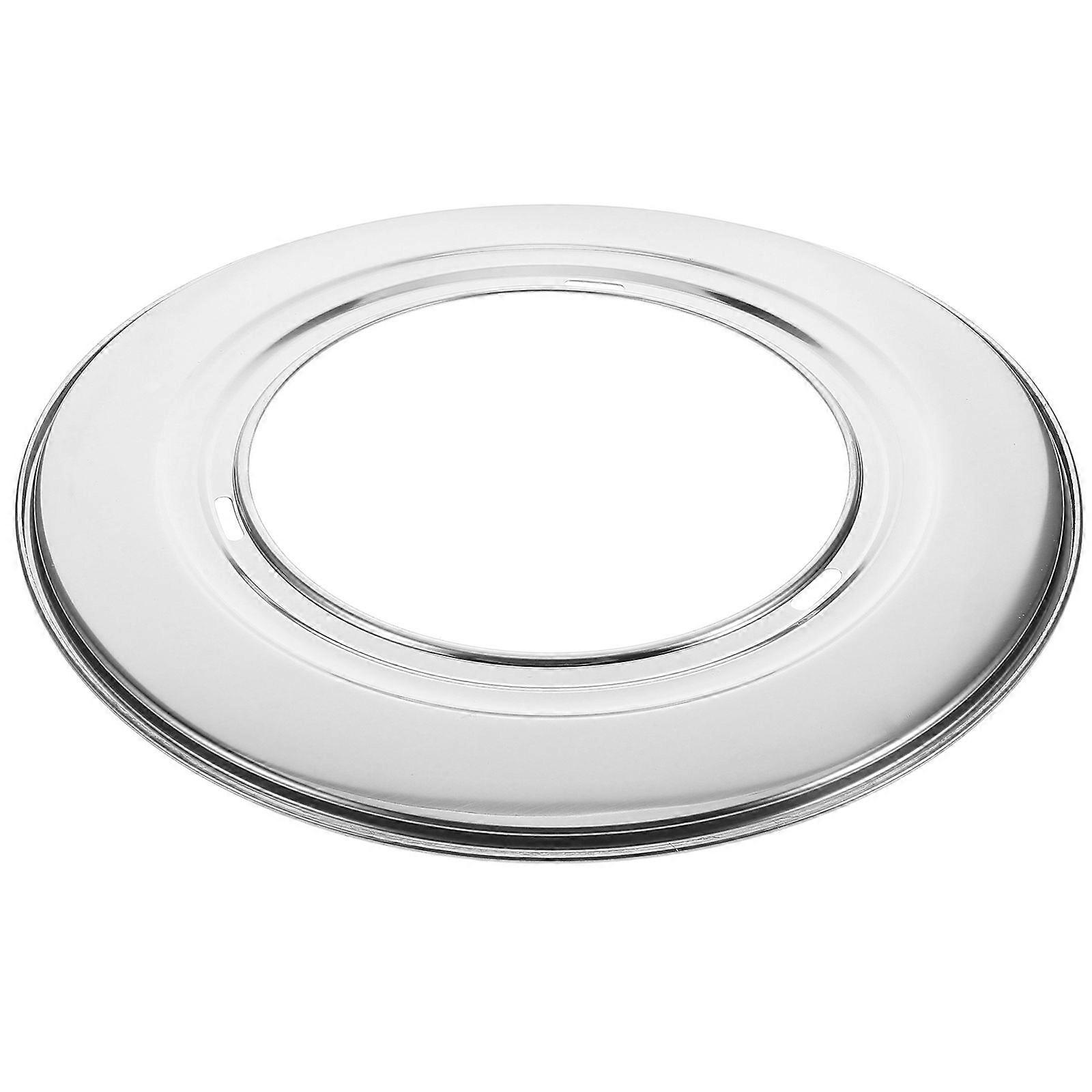 蒸し器バスケットリングアダプター ステンレススチール 蒸しリングラック 餃子 バオバン 点心 蒸し キッチンアクセサリー 外径28.5cm 内径16.5cm