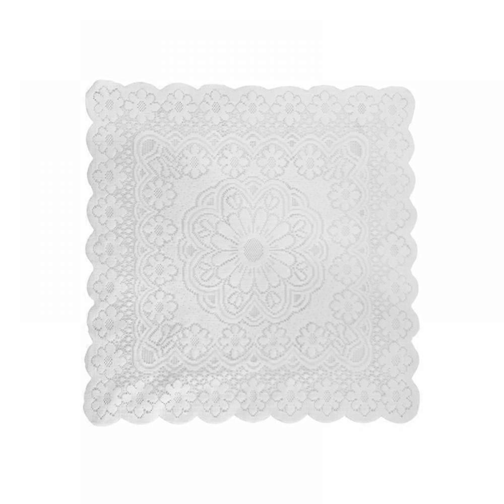 For Living Room Table Cloth White Elegant Beautiful Skin Friendly Soft Comfortable for Dining Table Unique Pattern