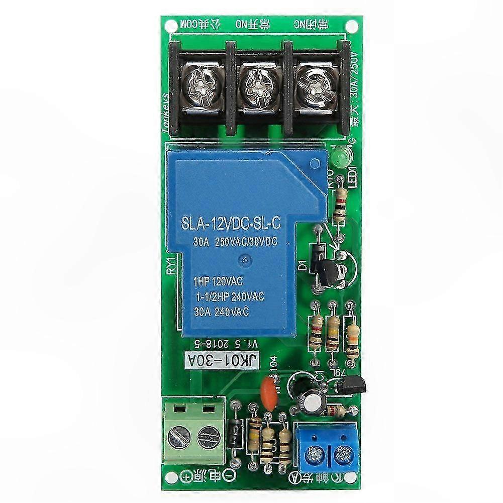 12V DC Delay Timer Switch 0-60min On/Off Relay Module 30A 250VAC/30VDC
