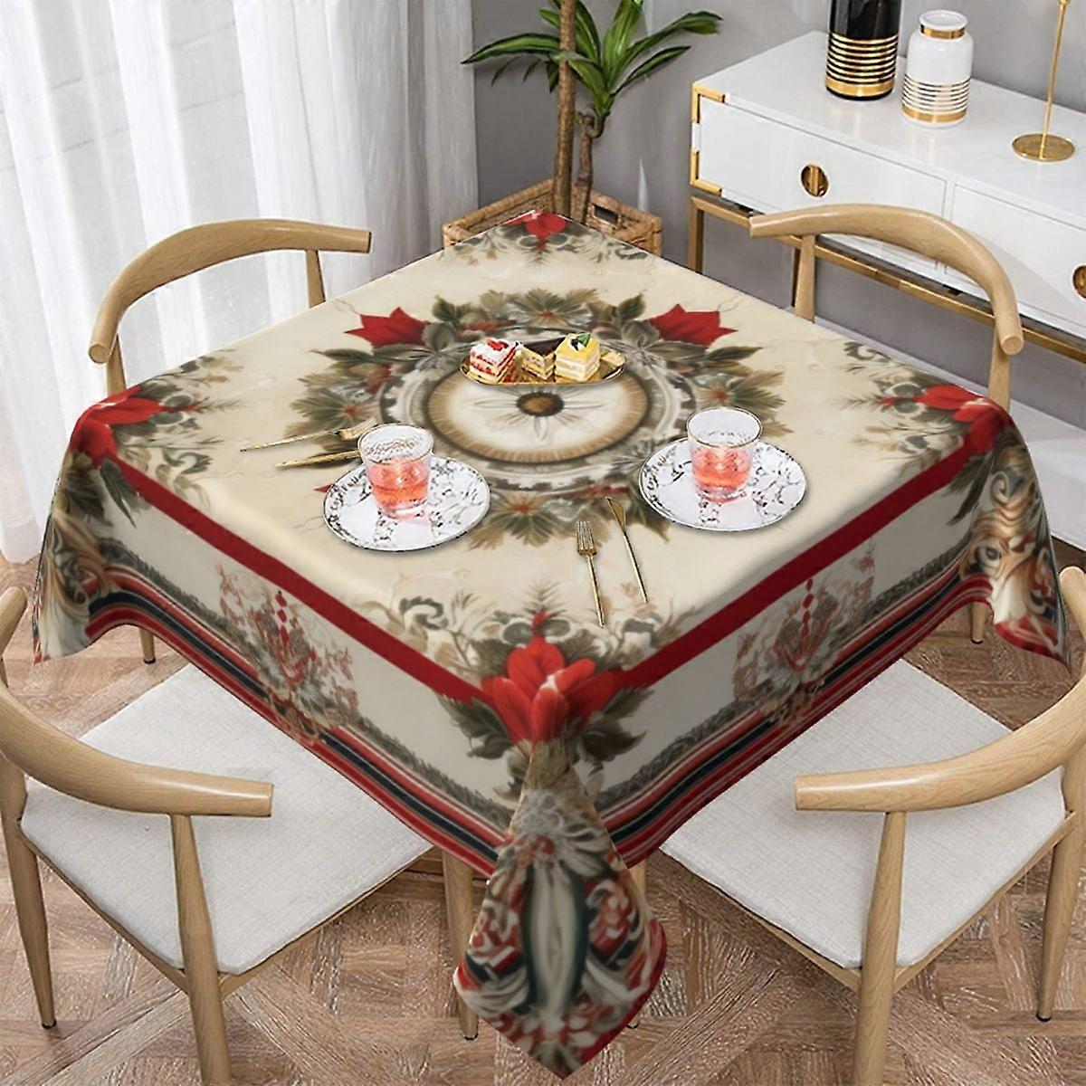 Generic Christmas Patterns Square Decorative Tablecloth 60x60