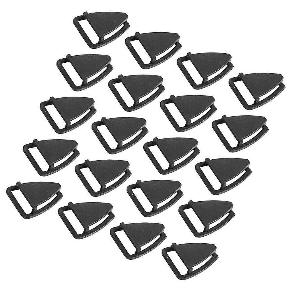 Black Plastic Safety Clip for Strap Attachment 100Pcs Construction Use