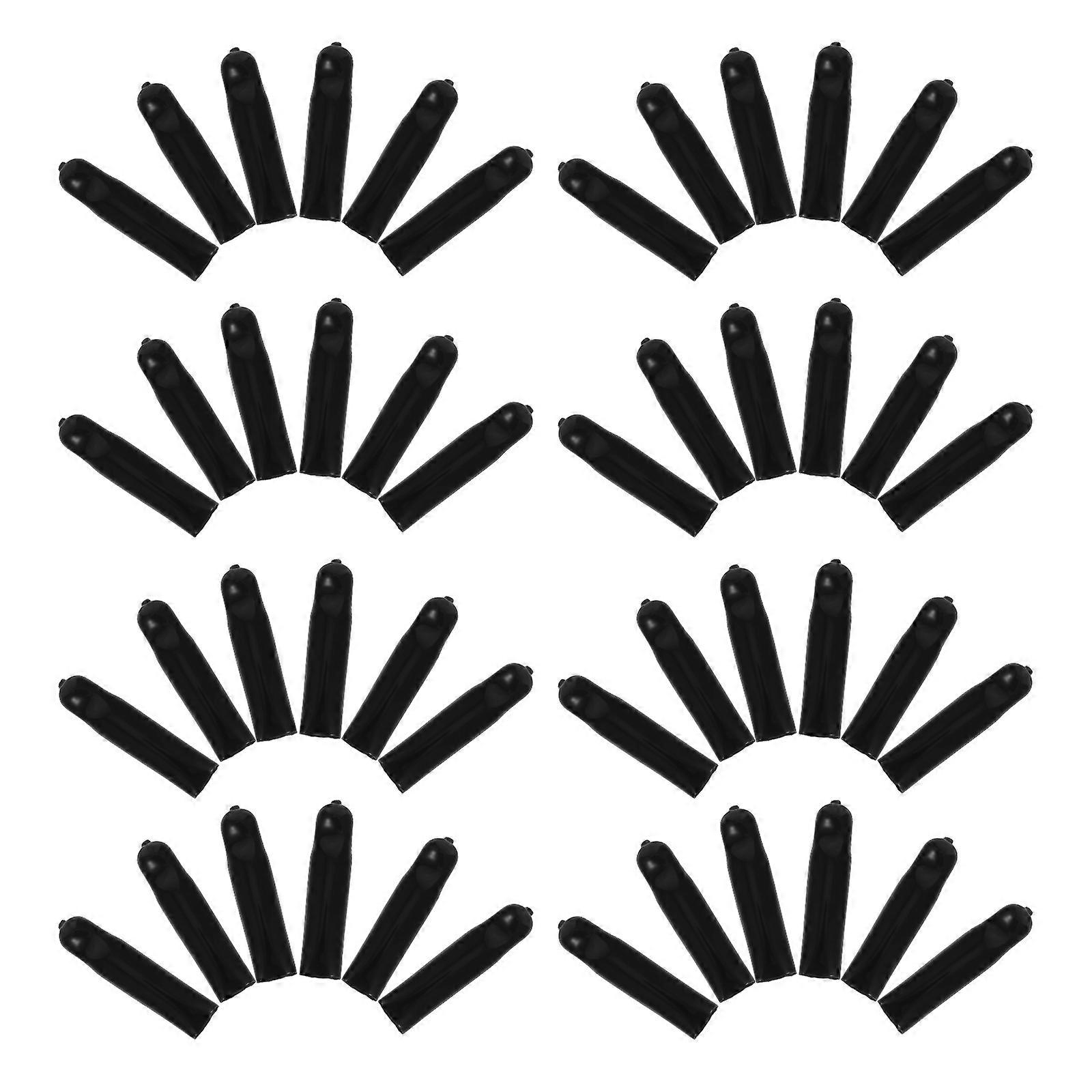 Covers Pour Spout Caps for Kitchen Use 50Pcs Black PVC