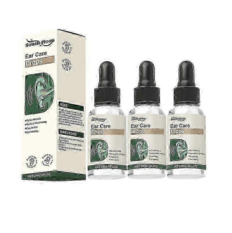 1-5X gotas para cuidados com os ouvidos, gotas auriculares de fórmula suave com extratos botânicos naturais para alívio do zumbido
