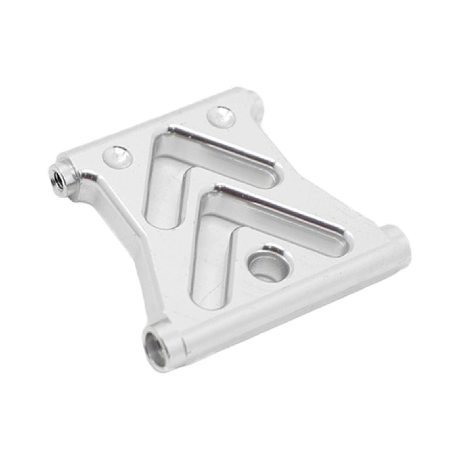 High Strength Metal Front Bezel For 1/10 Remote Control Vehicles Optimized Durability And Aerodynamics  Silver