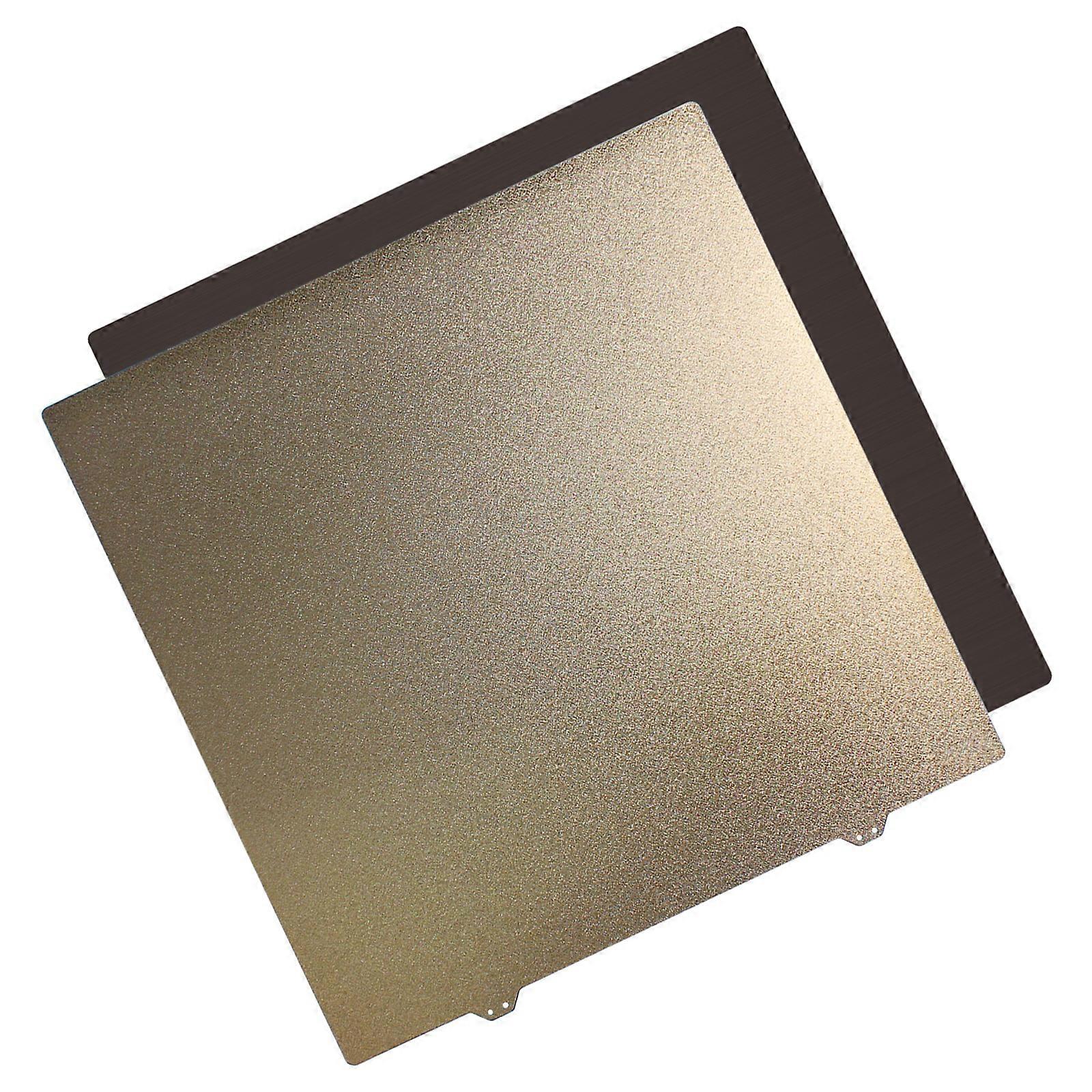 Optimal Adhesion 430x430mm PEI Textured Flexible Plate, Magnetic Spring Steel for Professional 3D Printing Multicolor