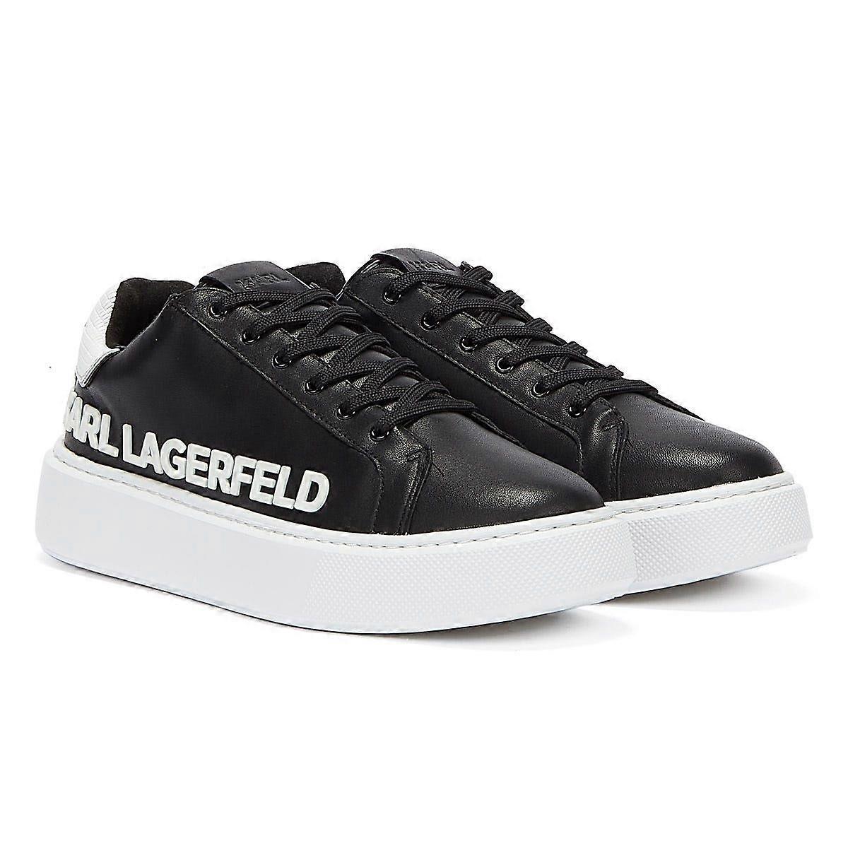 Karl Lagerfeld Inject Logo Womens Black/White Trainers