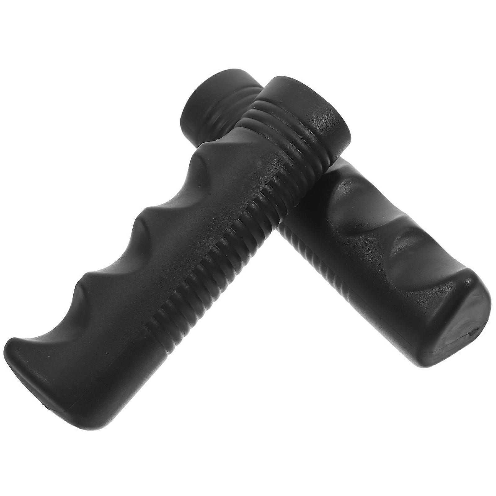 Wheelchair Handlebar Hand Grips for Easy Installation 2Pcs Plastic Covers