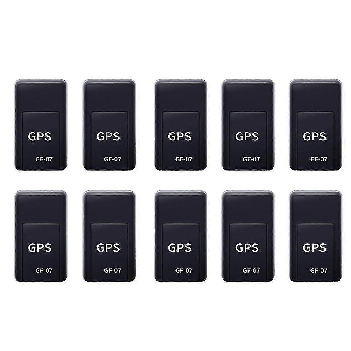 Pachet de 10 GF07 Mini Trackere GPS magnetice - Monitor de localizare a vehiculului în timp real -YT4