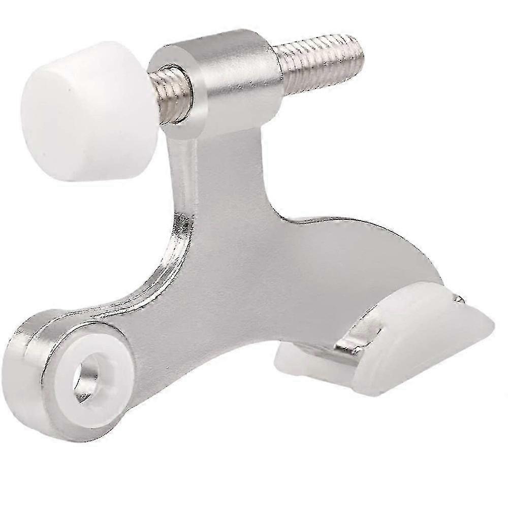 Silver Heavy Duty Door Stopper Wall Protector - Wall Mounted Door Frame Guard