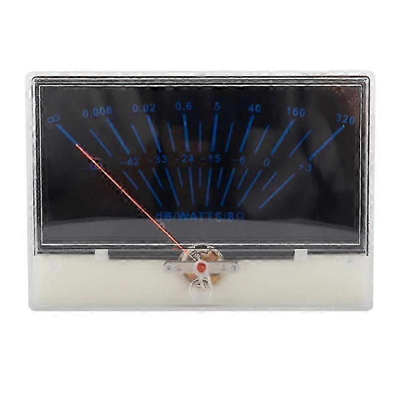 Pointer-Dial DB Level Header Power Amplifier Level Meter for Recording Studio