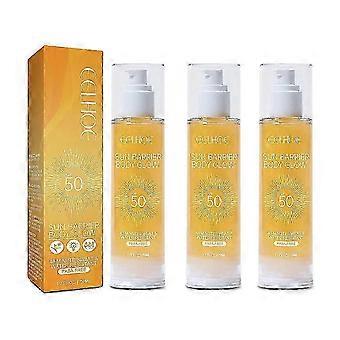 x Refreshing Sun Protection Oil Lightweight No-greasy Sun Block Oil for Outdoor Travel