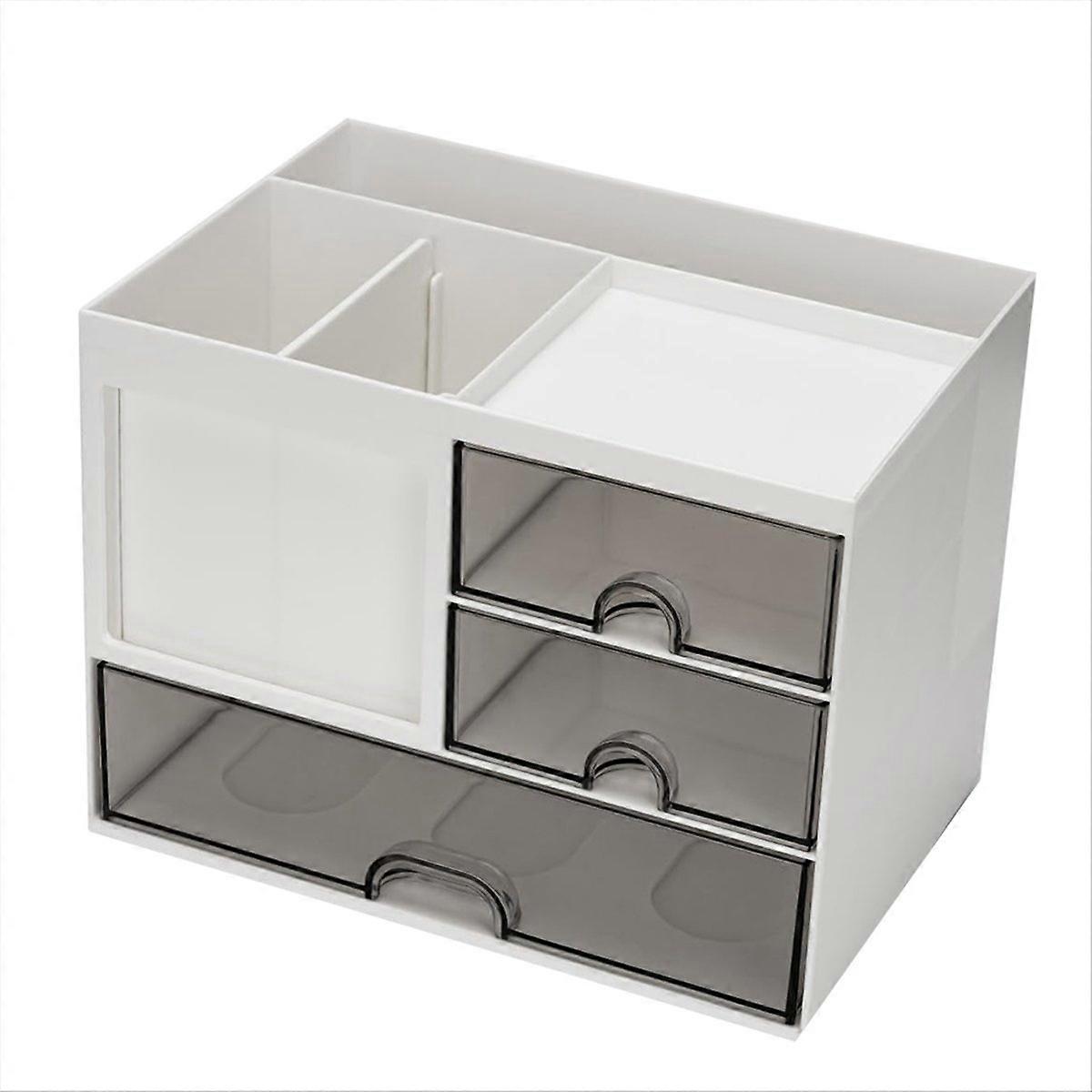 Desk Organizer with 3 Drawer, Multi-Functional Pencil Pen Holder