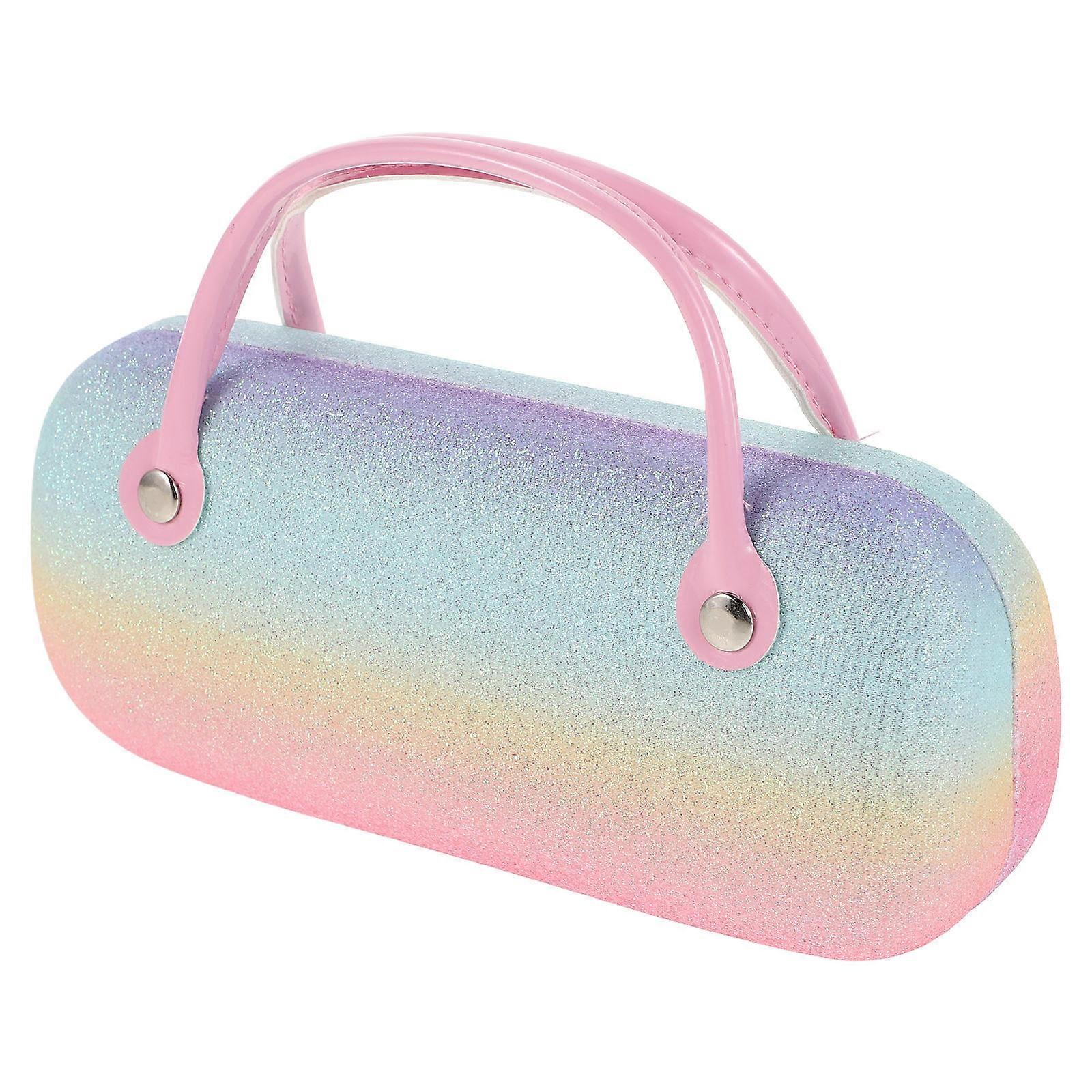 Hard Shell Sunglasses Case Compact Folding Glasses Organizer for Travel Use