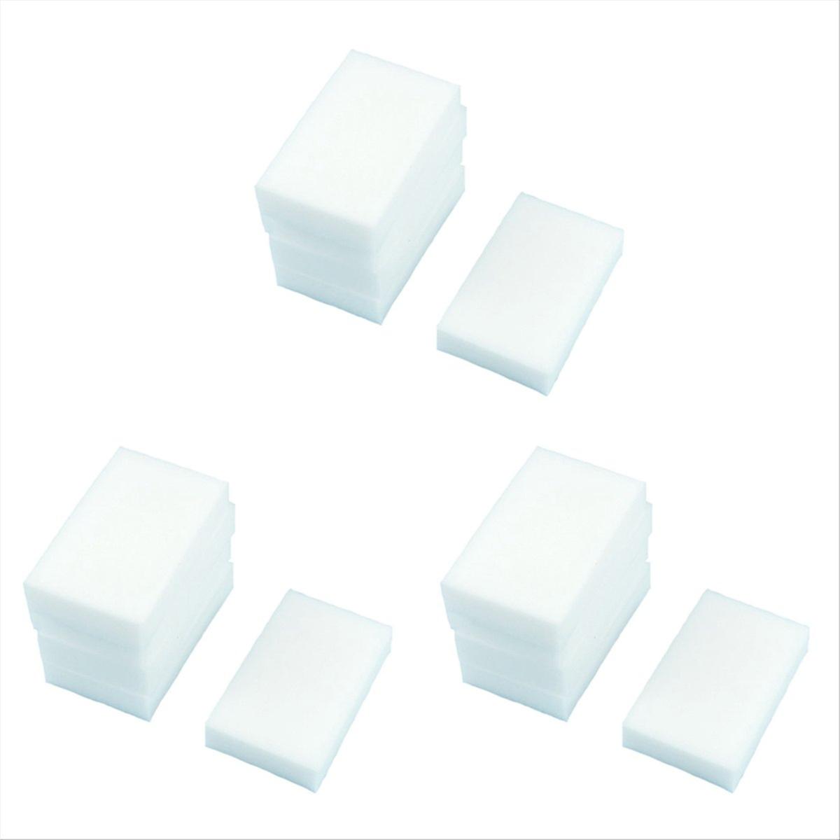 20Pcs Magic Multi Sponge 10cm×6cm×2cm(White)