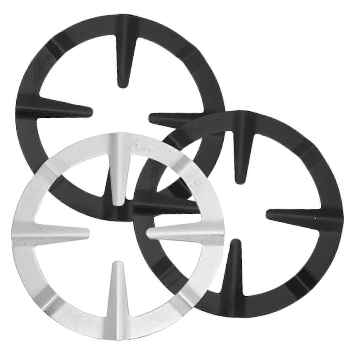 Gas Stove Ring Reducer Set, 3pcs NonSlip Wok Support Coffee Maker Stand,  Temp Resistant for Camping and Cooking