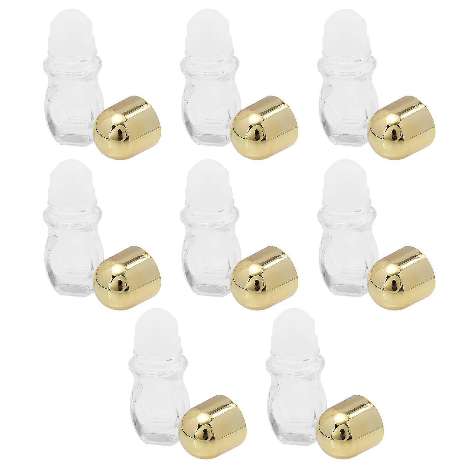 Empty Bottle Glass Massager Bottle for Storage 8Pcs