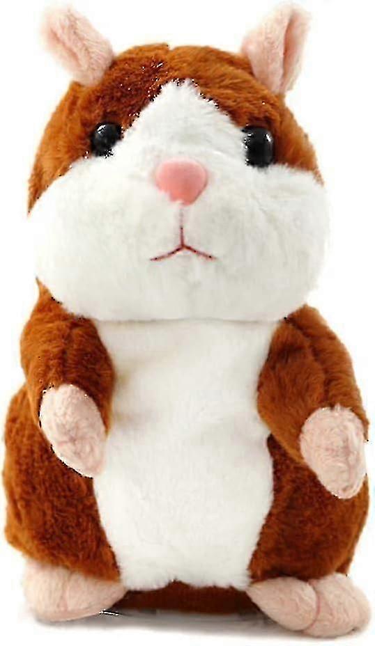 Plush Stuffed Animal for Hamster, Electric Interactive Talking & Repeating Toy