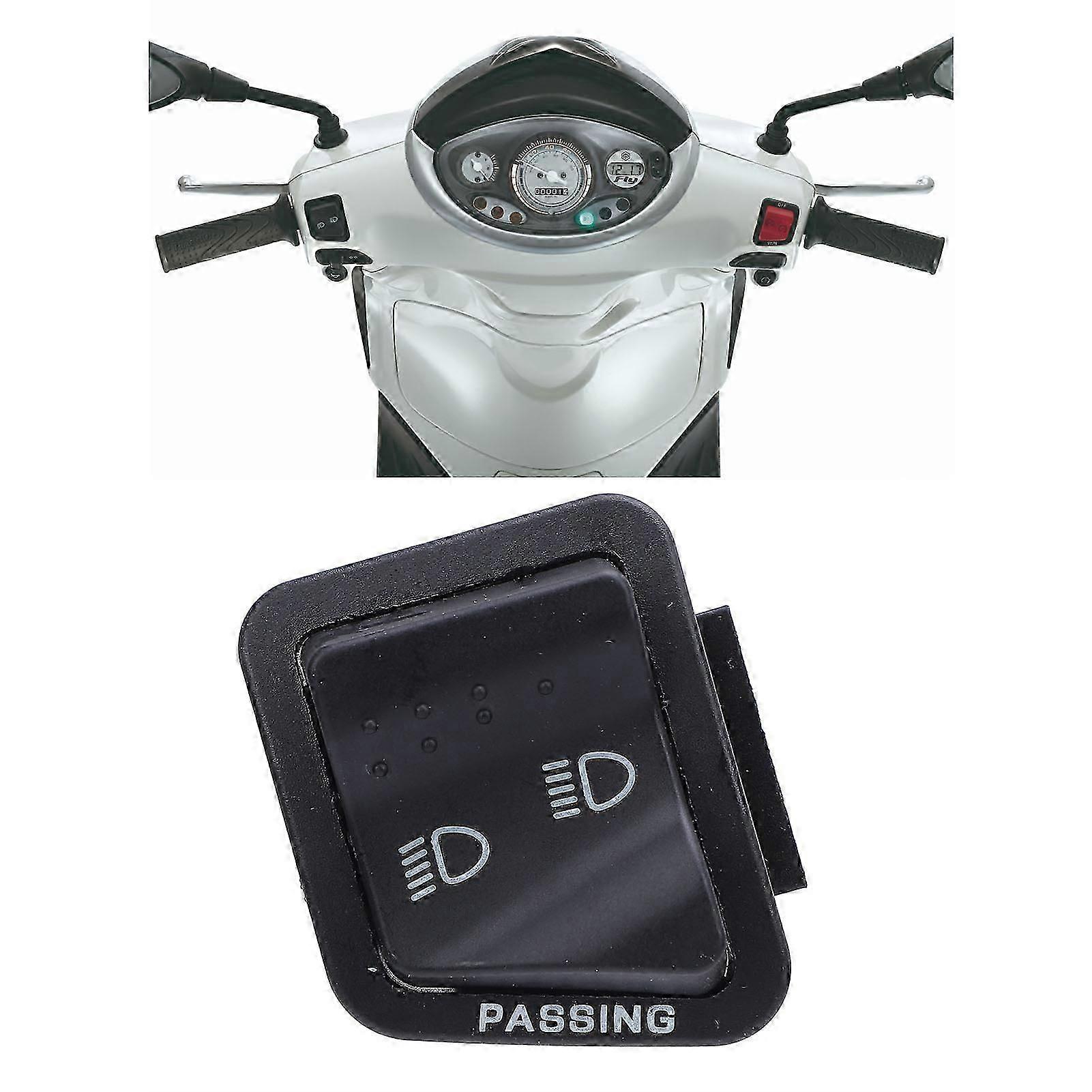 Headlight High Low Beam Switch Precise Control Enhanced Performance Sturdy Replacement for Piaggio Fly Beverly Zip  A-V Edition 1212