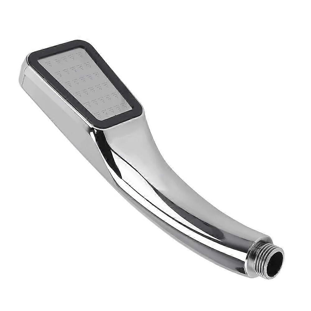 Pressure Rainfall Shower Head Water Saving Square Chrome Nozzle Easy Install Silver