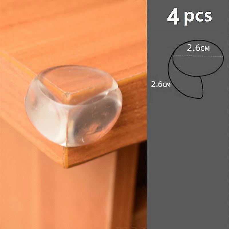 4 pi��ces/10 pi��ces enfants b��b�� s��curit�� Silicone protecteur Table coin bord Protection couverture enfants Anticollision bord gardes