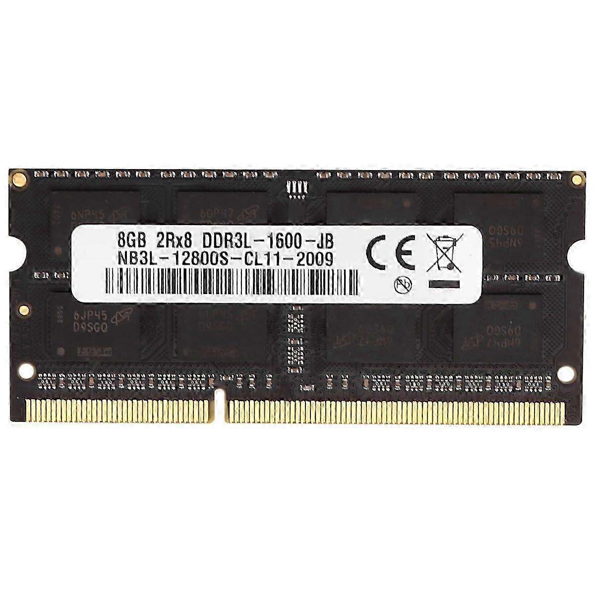 DDR3 8GB Laptop Ram Memory 1600Mhz PC3-12800 1.35V 204 Pins SODIMM Support Dual Channel compatible I