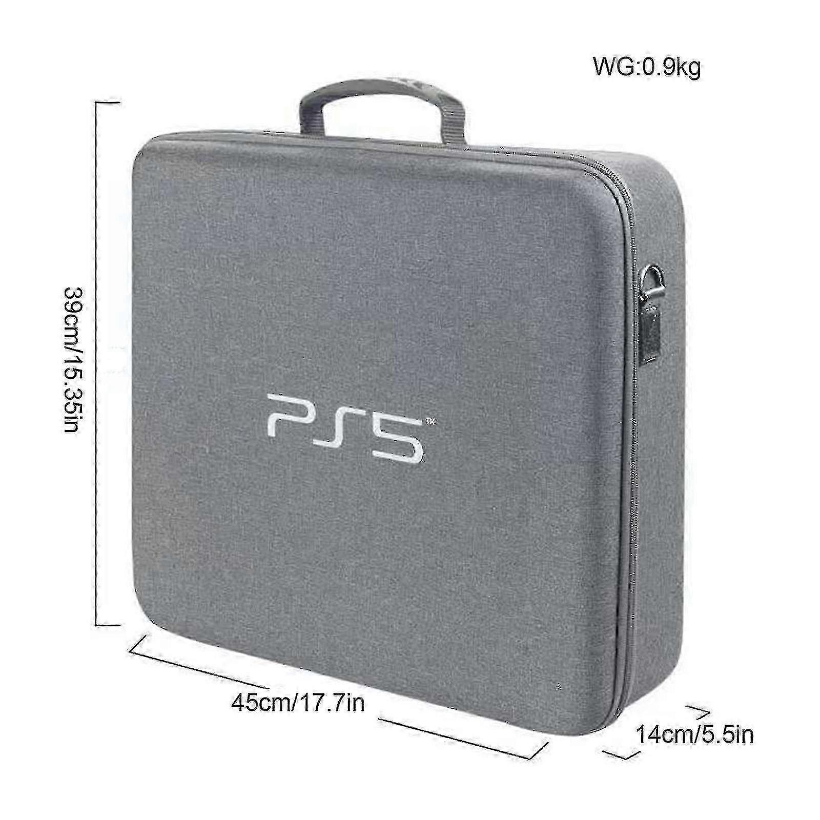 حقيبة حمل صلبة لطيفة 2023 متوافقة مع PS5 ، حقيبة سفر واقية كاملة الحجم تناسب وحدة تحكم Playstation 5