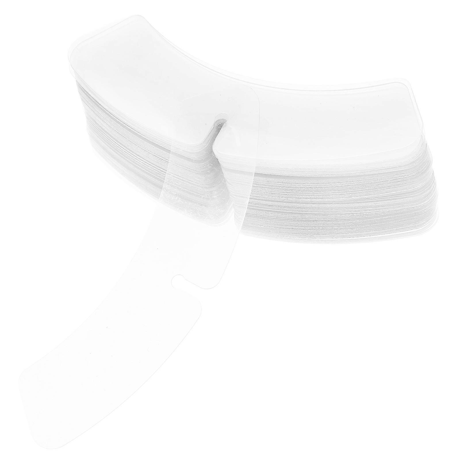 100pcs Plastic Shirt Collar Supports Inserts Fixers Reusable Collar Support