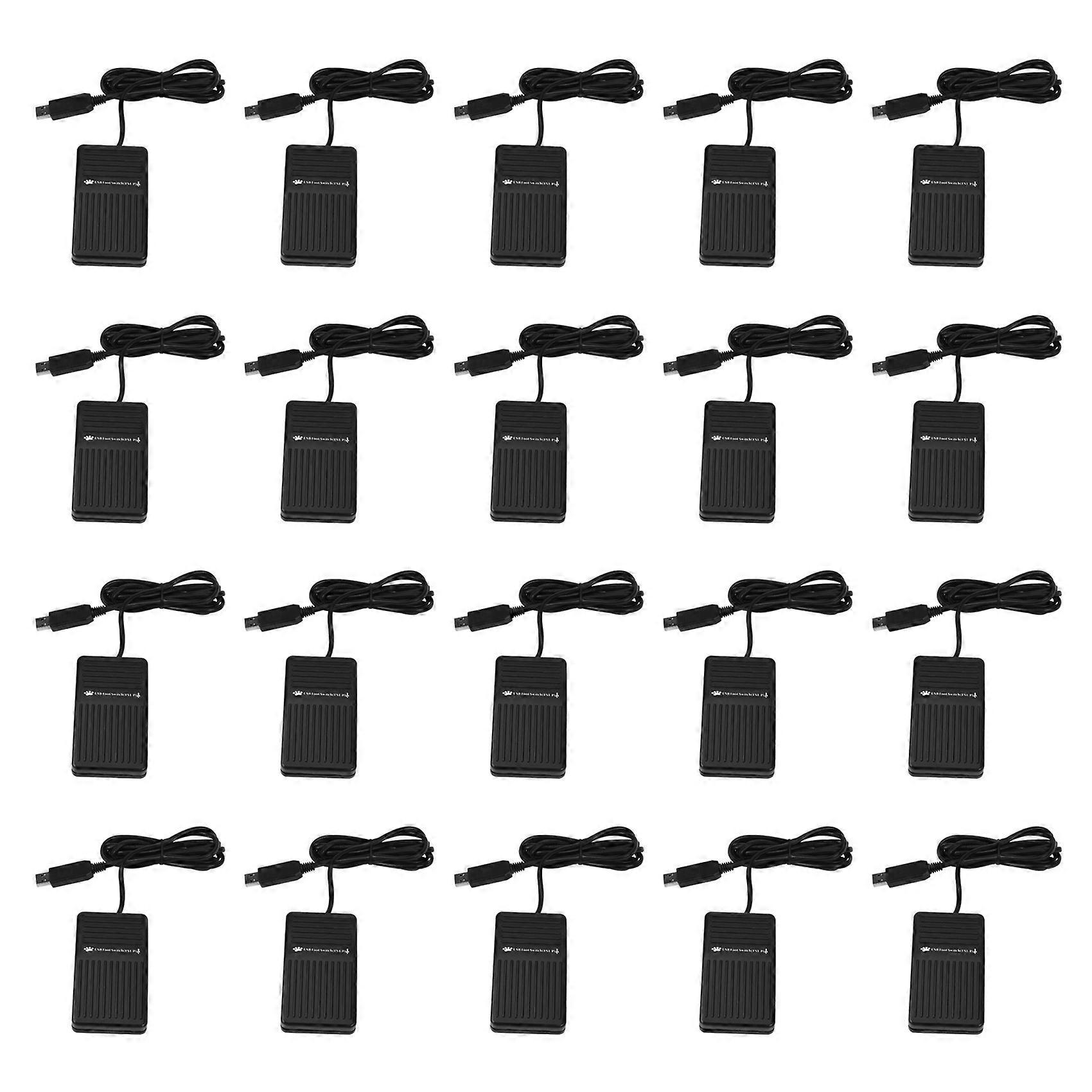 20X PC USB Foot Switch Keyboard Pedal