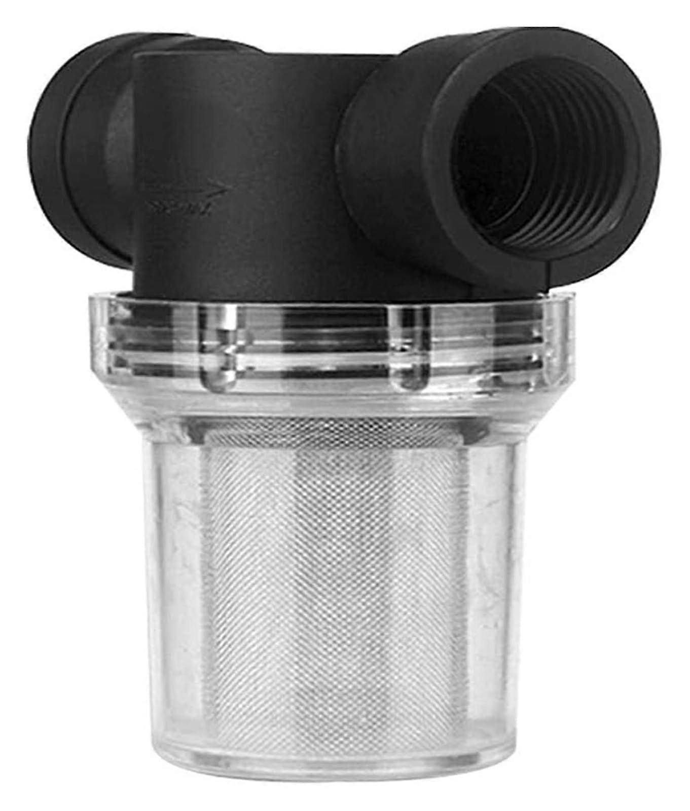 Water Pump Filter 1/2 Inch Inline Mesh Strainer for  Flow Irrigation and Garden Use