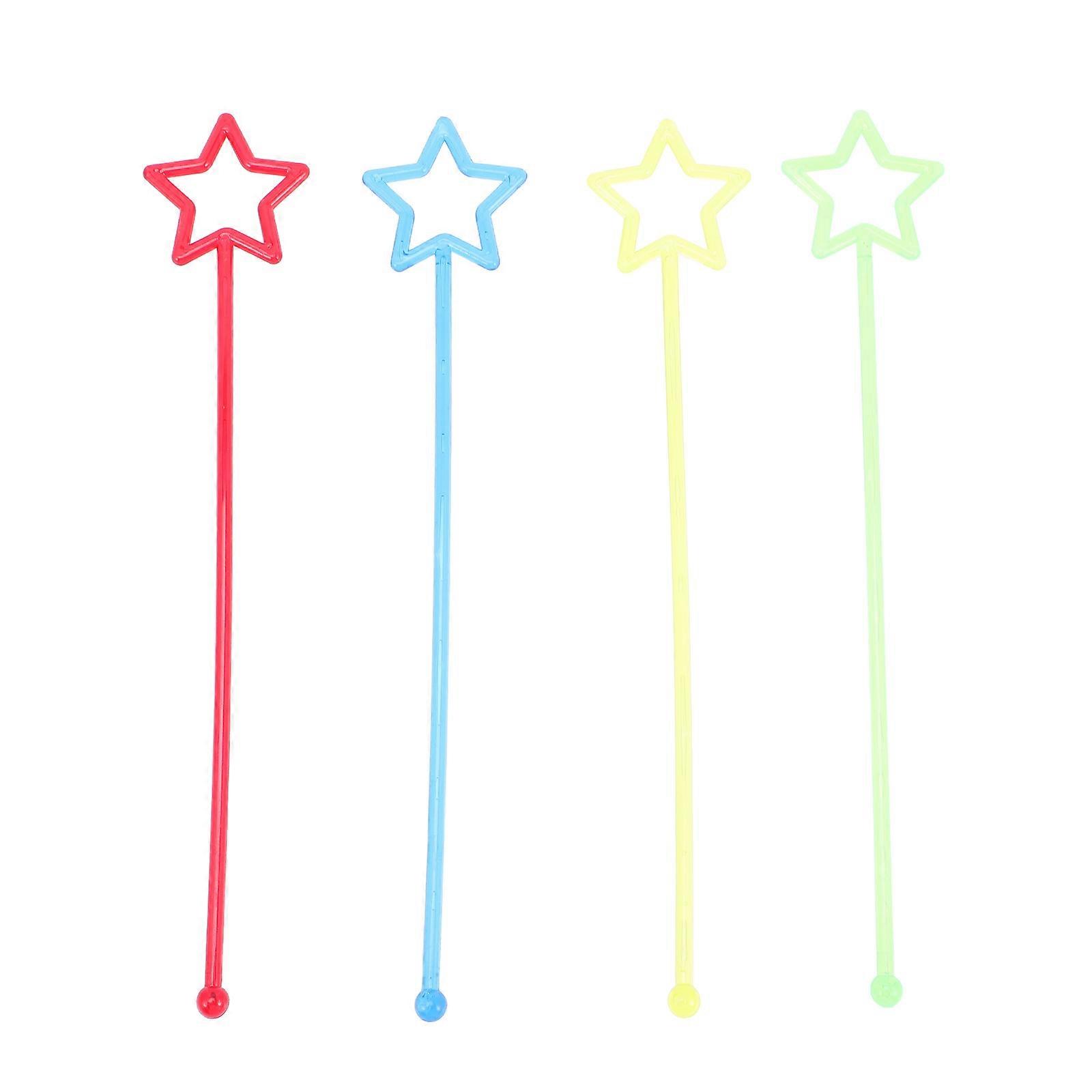 Coffee Mixing Stick for Drink Stirring 30Pcs Star Design