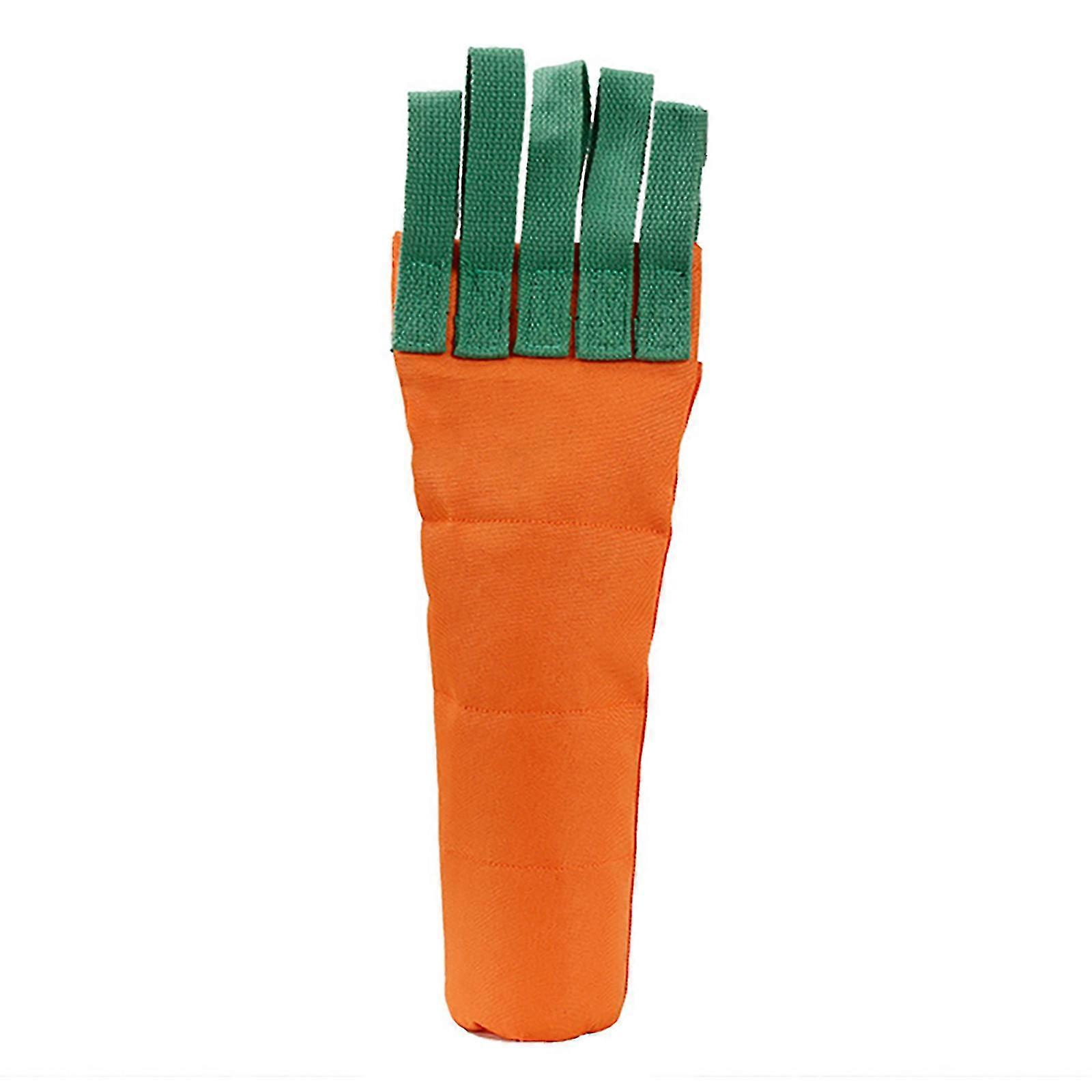Carrot-Shaped Dog Chew Toy, Interactive, Soft 26-27s