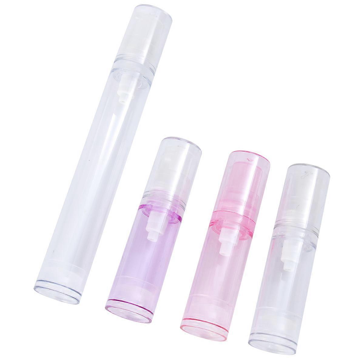 Emulsion Bottle Plastic Lotion Bottle for Storage Use 10Pcs Assorted Color