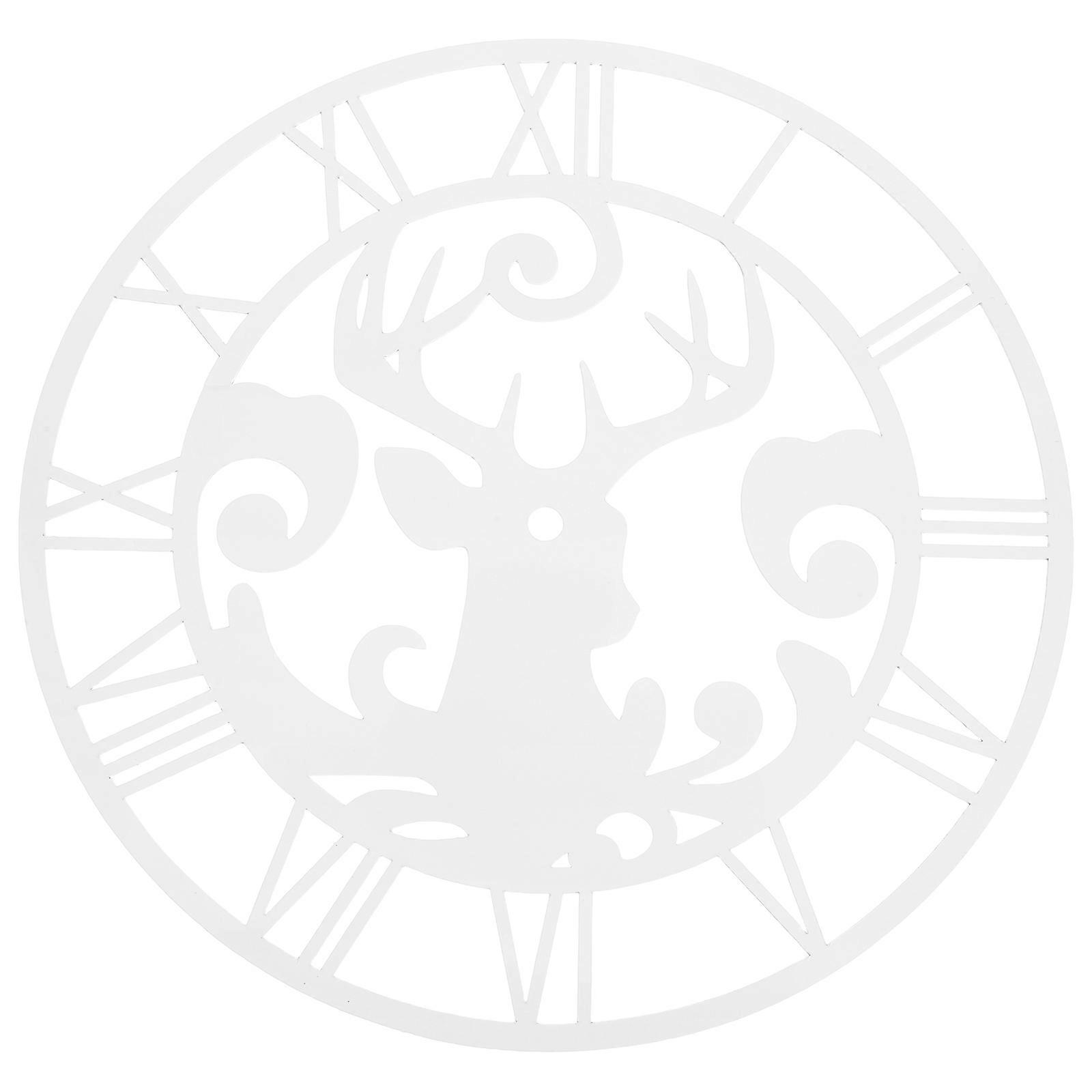 Deer Shape Acrylic Mirror Wall Sticker for DIY Wall Clock